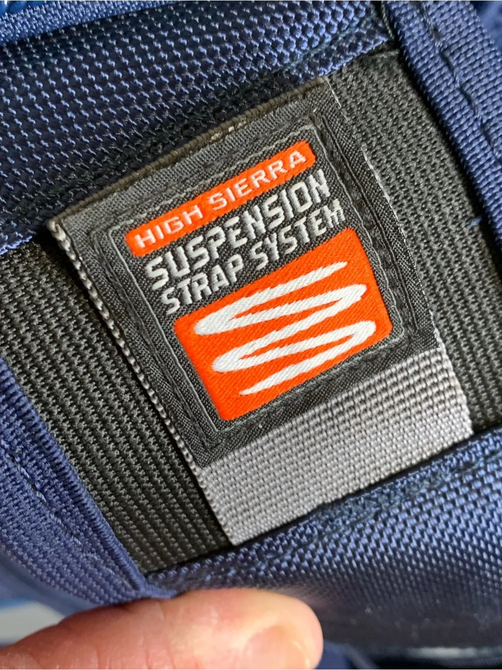 High Sierra Two-Tone Navy and Light Blue Men's Backpack